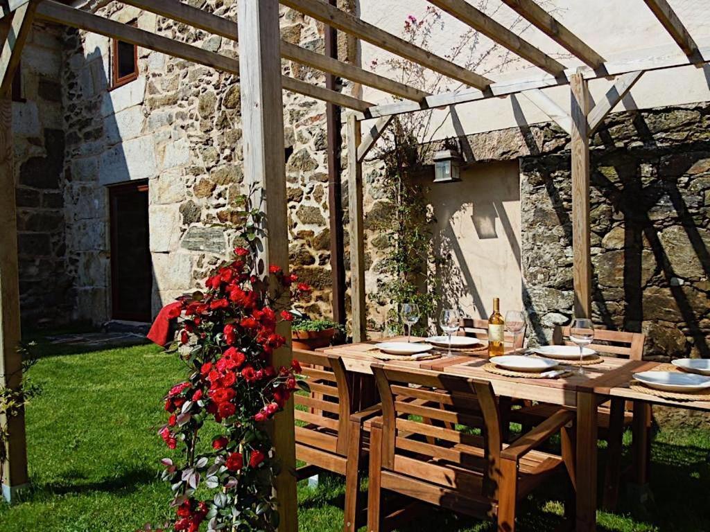 Gasthaus Pazo De Lemaio Laracha Exterior foto